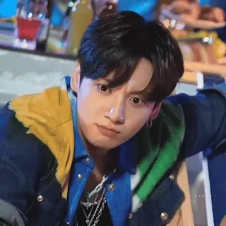 😕 Jungkook kpop, cantante, idol, uomo, asiatico telegram sticker