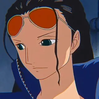 📚 Nico Robin One Piece anime, one piece, nico robin, manga, character whatsapp sticker