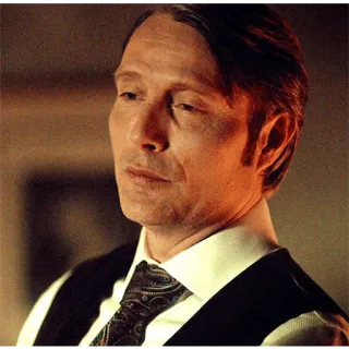😒 Hannibal Lecter Hannibal ハンニバル, 海外ドラマ, マッツ・ミケルセン, ドラマ telegram sticker