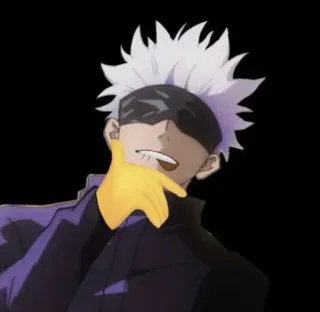 ‼️ Satoru Gojo Jujutsu Kaisen Anime, Jujutsu Kaisen, Gojo Satoru, Gojo, Satoru telegram sticker