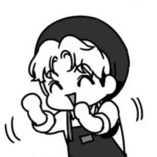 😀 Desenho animado, Anime, Feliz, Alegre, Personagem telegram sticker