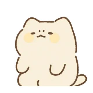 💬 cat, cute, animal, cartoon, drawing whatsapp sticker