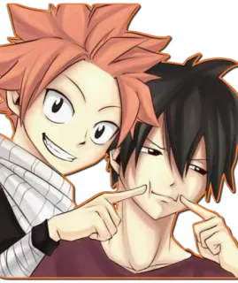 😁 Natsu Dragneel Fairy Tail anime, fairy tail, natsu, cartoon, sticker, characters telegram sticker