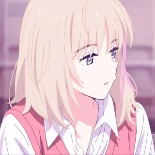 🤨 cô gái anime, nhân vật anime, dễ thương, minh họa, phim hoạt hình whatsapp sticker