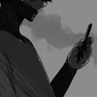 🔥 Dabi My Hero Academia anime, manga, Dabi, My Hero Academia, villain telegram sticker