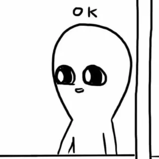 👌 OK alien, ok, meme, cartoon, funny telegram sticker
