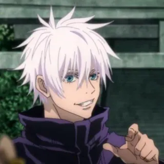 🥡 Satoru Gojo Jujutsu Kaisen anime, manga, character, Satoru Gojo, Jujutsu Kaisen telegram sticker