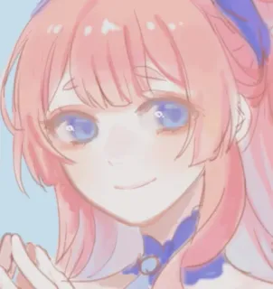 🌟 Sangonomiya Kokomi Genshin Impact Anime, Videospiel, Süß, Mädchen, Kokomi, Sangonomiya Kokomi, Genshin Impact telegram sticker