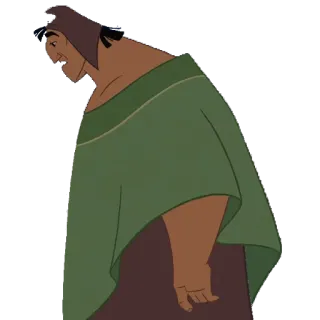 😓 Kuzco The Emperor's New Groove Desenho animado, Disney, A Nova Onda do Imperador, Kuzco telegram sticker
