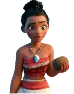 😕 Moana disney, cartoon, prinzessin, ozean, film, insel whatsapp sticker