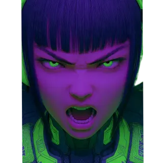 😎 Kassandra Cyberpunk 2077 telegram sticker