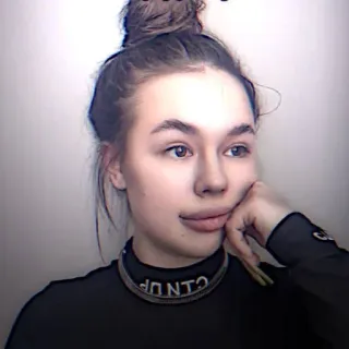💍 CLN UP mulher, retrato, adolescente, beleza, colar telegram sticker