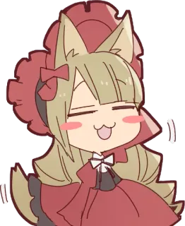 😅 Anime, Mädchen, Süß, Fuchs, Cartoon telegram sticker