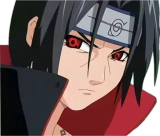 😑 Itachi Uchiha Naruto 动漫, 写轮眼, 忍者, 宇智波, 万花筒 telegram sticker