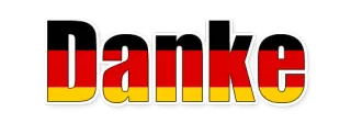 👍 Danke niemiecki, dziękuję, flaga, niemcy whatsapp sticker