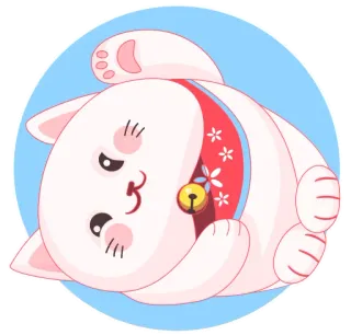 😉 кот, милый, каваий, животное, питомец, котенок whatsapp sticker