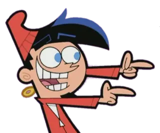 👉 Chip Skylark The Fairly OddParents animato, cartone animato, Nickelodeon, personaggio, cantante telegram sticker