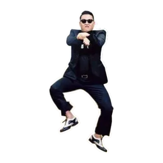 💃 PSY kpop, chanteur, danseur, gangnam style, asiatique, musique, artiste whatsapp sticker