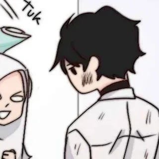 🐈‍⬛️ TUK Cartoon, Figuren, Dialog, Gespräch whatsapp sticker