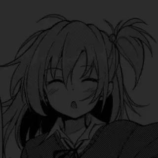 🎧 Anime, Manga, Ragazza, Cartone animato, Personaggio telegram sticker