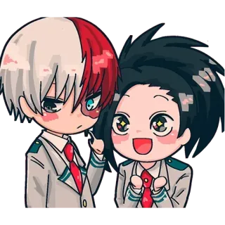MHA chibi @Alitame72 telegram stickers