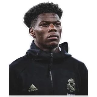 👑 Aurélien Tchouaméni サッカー, アスリート, フットボール, 選手, レアル・マドリード telegram sticker
