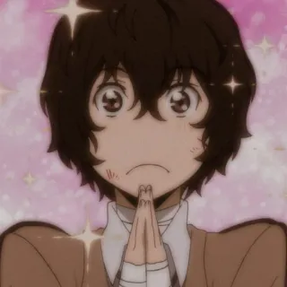 🤍 Anime, Scintille, Carino, Personaggio, Manga telegram sticker