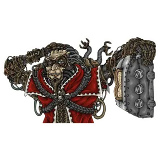 🤦‍♂️ cyborg, mechanicus, adeptus, warhammer, 40k, machine, tech telegram sticker