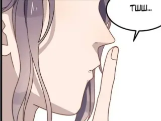 🤫 TWW... psiu, silêncio, quieto, desenho animado, expressão telegram sticker