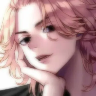 🙂 Anime, Personaggio, Ritratto, Cartone animato, Arte, Illustrazione telegram sticker
