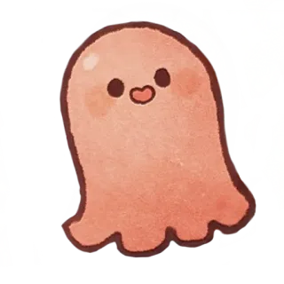 ☺️ geist, süß, kawaii, gruselig, halloween, cartoon, aufkleber whatsapp sticker