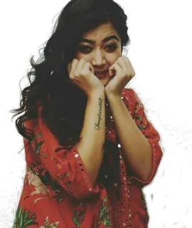😋 Inexplicable kobieta, portret, uśmiech, osoba, dziewczyna, tatuaż telegram sticker