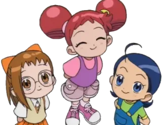 😄 Anime, Desenho animado, Meninas, Amigas, Bonito, Kawaii telegram sticker