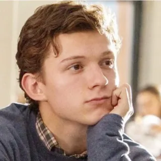 💭 Tom Holland actor, retrato, celebridad, hombre telegram sticker