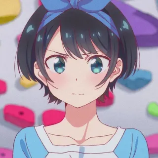 😠 Ruka Sarashina Rent-A-Girlfriend Anime, Ragazza, Carina, Ruka, Sarashina, Rent-A-Girlfriend telegram sticker
