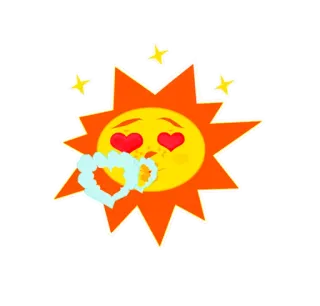 Солнышко Лати telegram stickers