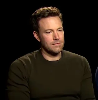 😐 Ben Affleck actor, celebrity, man, person telegram sticker