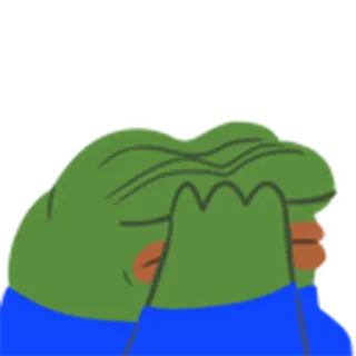😓 Pepe the Frog Pepe, Pepe the Frog, frog, internet meme, meme telegram sticker