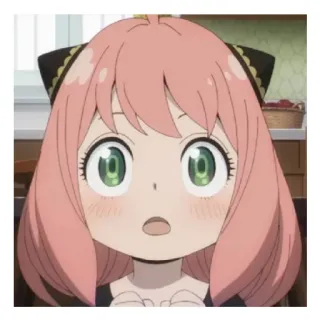 😄 Anya Forger Spy x Family anya forger, spy x family, anime, linda, chica, personaje, manga whatsapp sticker
