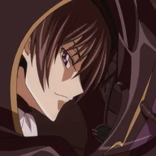 🥀 Lelouch Lamperouge Code Geass 애니메이션, 캐릭터, 를르슈, 코드기아스 telegram sticker