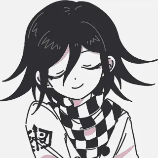 🏁 Kokichi Oma Danganronpa anime, danganronpa, kokichi oma, charakter, aufkleber whatsapp sticker