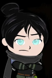 😕 Wraith Apex Legends Apex Legends, Wraith, video game, character, sticker telegram sticker