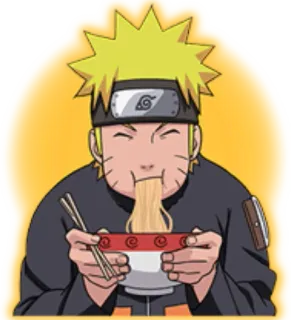 🍜 Naruto Uzumaki Naruto Аниме, Рамен, Наруто, Узумаки, Манга telegram sticker