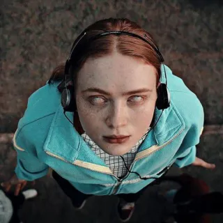 😵 Max Mayfield Stranger Things Max Mayfield, Stranger Things, possessed, horror, Netflix telegram sticker