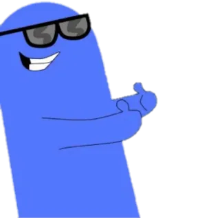 😎 мультфильм, средний палец, оскорбительный whatsapp sticker