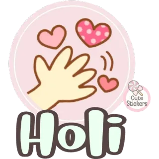🤗 Holi Холи, Фестиваль, Индия, Праздник, Цвета whatsapp sticker