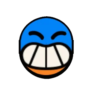 😂 emoji, happy, smile, face, cartoon whatsapp sticker