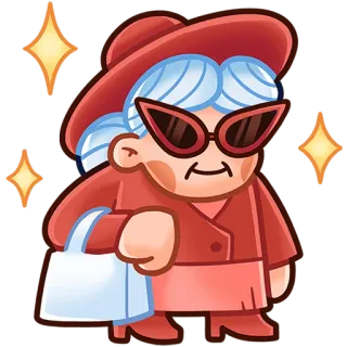 👠 donna, moda, cartoni animati, stile, accessorio, occhiali da sole, cappello whatsapp sticker