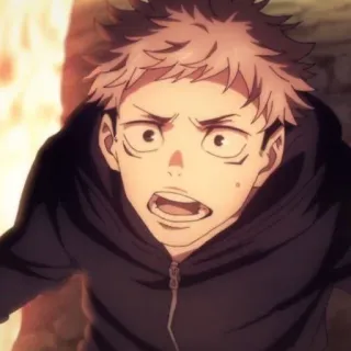 🍂 Yuji Itadori Jujutsu Kaisen Anime, Jujutsu Kaisen, Yuji Itadori, Charakter, Sticker whatsapp sticker