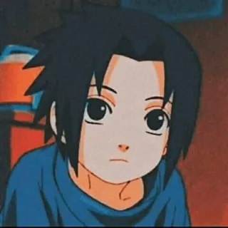 🕸️ Sasuke Uchiha Naruto anime, cartoon, sasuke, uchiha, naruto, character, manga telegram sticker